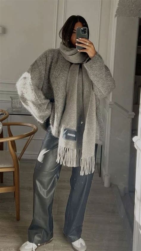 Winter Scarf Outfit Ideas Winter Fashion Ideas Winter Trendy Outfit