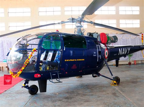 News Vertical Magazine News Hal Delivers Chetak Helicopter To Indian Navy Ahead Of Schedule