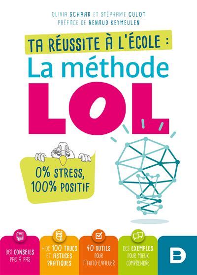 Ta réussite à l école La méthode LOL 2018 broché Renaud Keymeulen