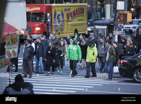The Crosswalks At 42nd Street And 5th Avenue Are Always Clogged With