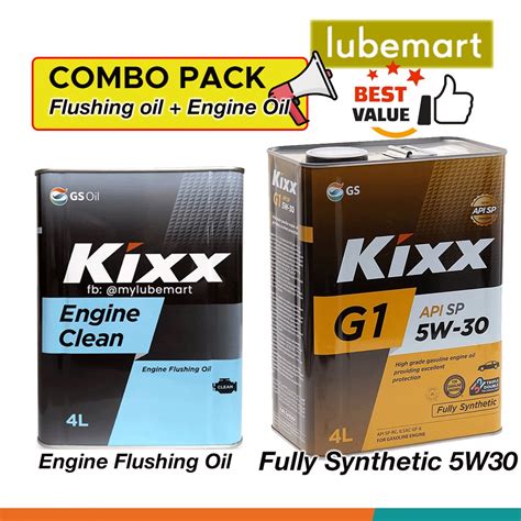 KIXX Engine Clean 4 Liter KIXX G1 Fully Synthetic 5W30 4 Liter