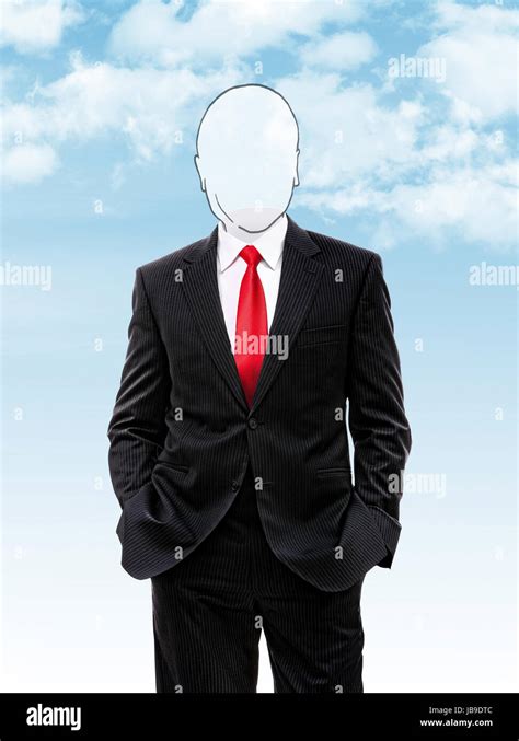 Faceless Businessman Hands In His Pocket D Illustration Stock Photo