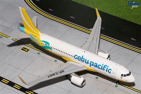 Highly Detailed Gemini Jets Diecast Model Airplane Cebu Pacific Airbus