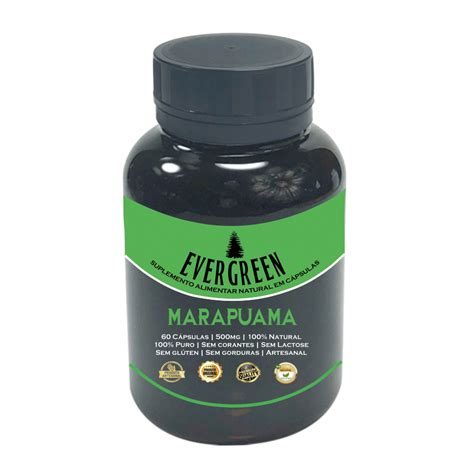 Marapuama C Psulas Mg Natural Estimulante Shopee Brasil