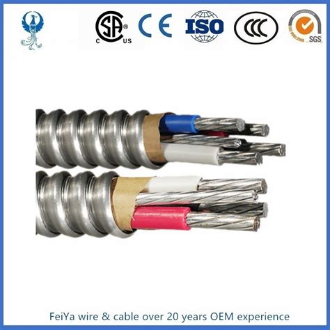 Ac Acwu Bx Cable Awg Al Aluminum Interlocked Armour