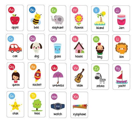 Alphabet Phonics Alphabet Cards Alphabet Preschool Letter Activities