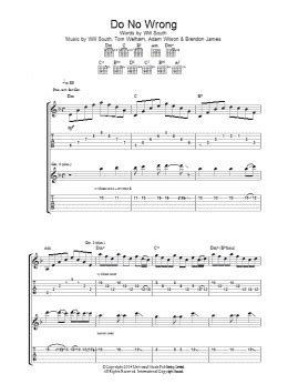 Do No Wrong Guitar Tab Print Sheet Music Now