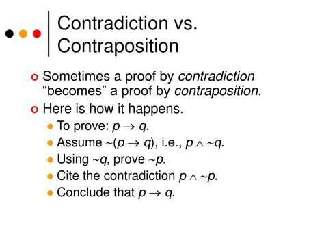 Ppt Indirect Argument Contradiction And Contraposition Powerpoint