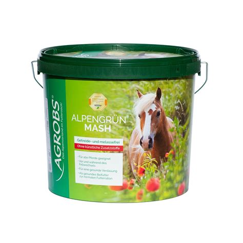 Agrobs AlpenGrün Mash bestellen pferdefutter de