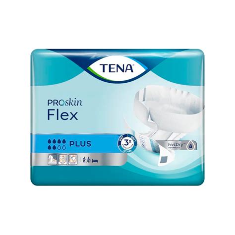 Pañal anatomico con cinturon TENA Flex Plus ProSkin