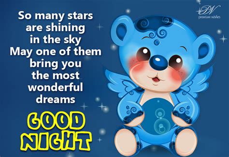 Good Night Stars Are Shining - Premium Wishes