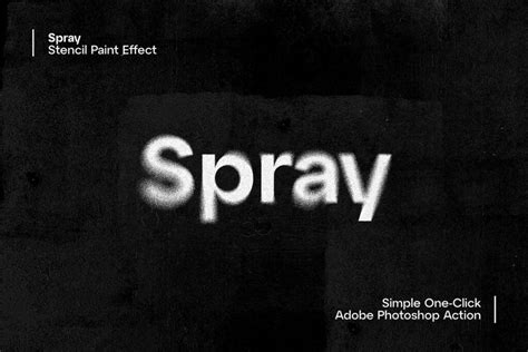 Spray Stencil Spray Paint Effect Masterbundles