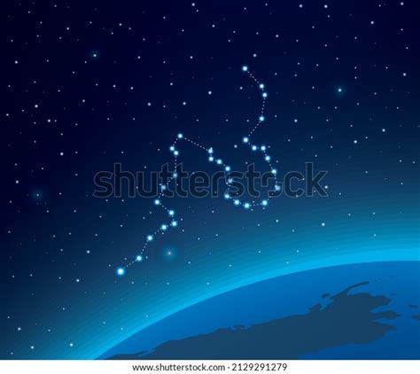 Constellation Eridanus Planet Deep Space Stock Vector (Royalty Free) 2129291279 | Shutterstock