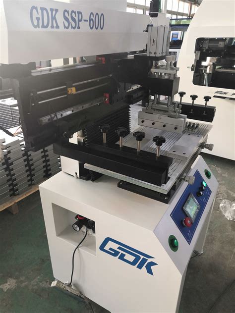 Semi Auto Solder Paste Printing Machine Gdk Ssp