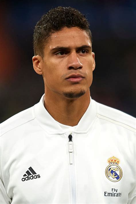 Raphael Varane of Real Madrid looks on prior to the La Liga match ...