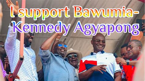 Kennedy Agyapong Disappoints His Supporters As He Campaigns For Bawumia