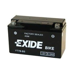 Batterie Quad EXIDE YT7B BS 12v 6 5ah Batterie4moto Fr