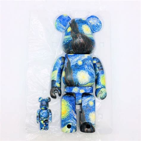 Original Medicom Toy Bearbrick Vincent Van Gogh Starry Night