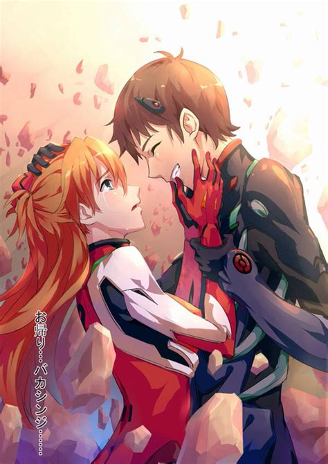 Shinji And Asuka Neon Genesis Evangelion Photo 38625291 Fanpop