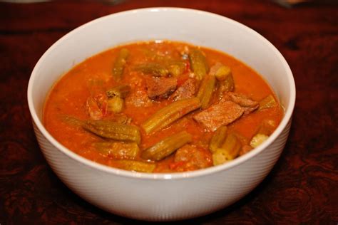 Okra With Meat Stew Bamia Taste Of South Sudan