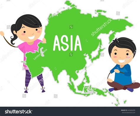 Asia Continent Clip Art