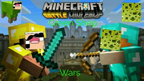 Minecraft Battle Mini Games With Green Shep Youtube