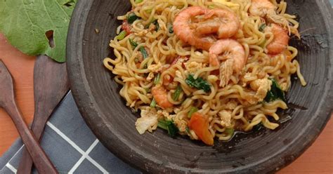 Resep Mie Nyemek Indomie Goreng Udang Oleh Siti Ramlah Cookpad