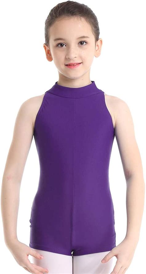 TiaoBug Leotard Bambina Body Da Ginnastica Artistica Vestito Da