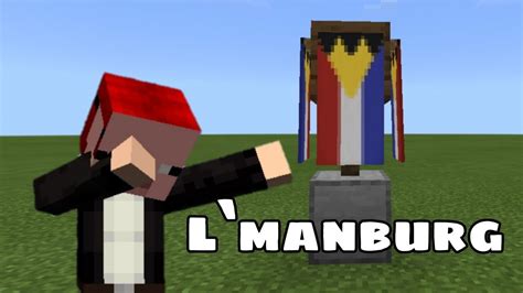 How To Make A Lmanburg Banner Flag In Minecraft Youtube