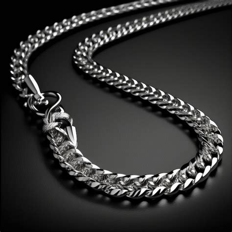 Premium Photo | A pendant and chain necklace desin