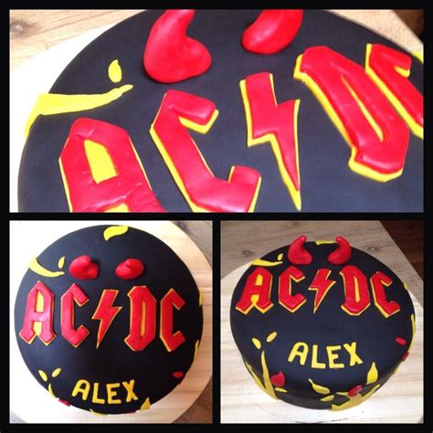 Acdc Cake Page Facebook Chtefys Cakes And Co Acdc Cake Cake And Co