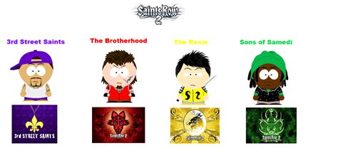 South Park: Saints Row 2 Gangs by deonpalmer45 on DeviantArt