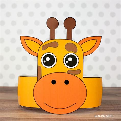 Diy Giraffe Headband Craft For Kids Non Toy Ts