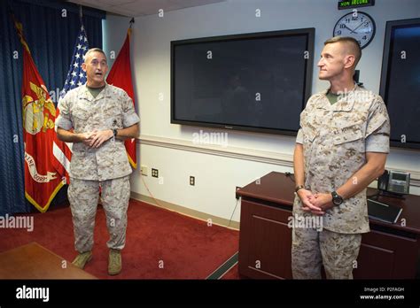 U S Marine Corps Maj Gen James W Lukeman Commanding General