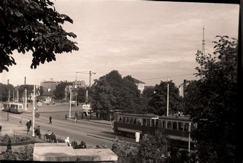 Vaade trammiteele Viru väljaku juures Ajapaik