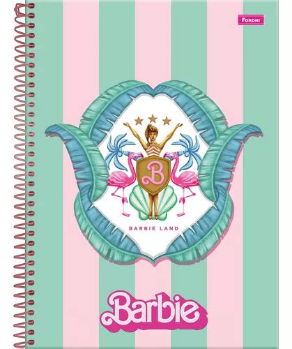 Caderno Universit Rio Mat Ria Barbie The Movie Foroni Mercadolivre