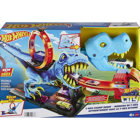 Hot Wheels Zestaw City Pętla T rexa HKX