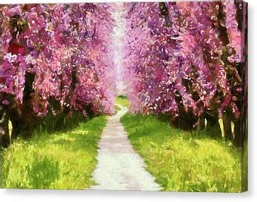 Joyful Spring Walk Impressionism Painting By Georgiana Romanovna