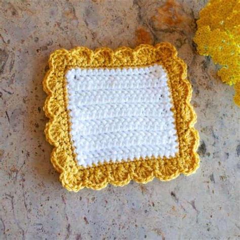 Sunshine Coasters Square Crochet Coasters Free Pattern Artofit