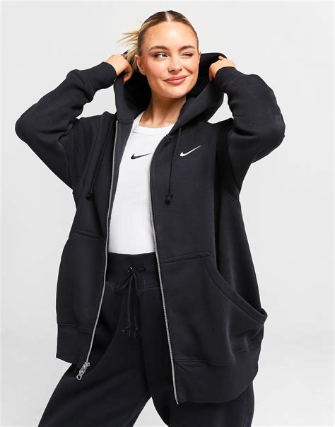 Black Sail Nike Phoenix Fleece Oversized Full Zip Hoodie Jd Sports