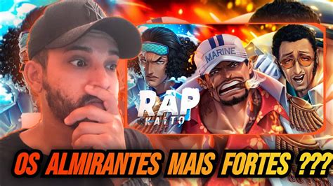 Incr Vel React Faces Da Justi A Almirantes One Piece Kaito