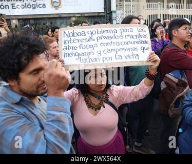 Protestas Antimineras Min Ambiente Quito Mi Rcoles De Marzo Del