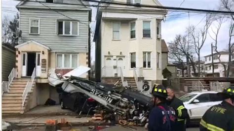 Pilot Survives After Small Plane Crashes Into New Jersey Neighborhood