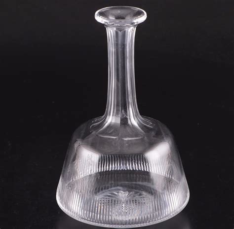 Georgian Style Ring Neck And Other Cut Glass Decanters Ebth