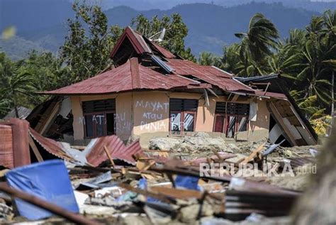 Dampak Likuifaksi Tanah Pascagempa Di Desa Jono Oge Sigi Republika Online