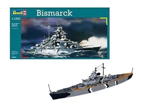 Kit Revell Navio Alem O Bismarck Ww Frete Gr Tis