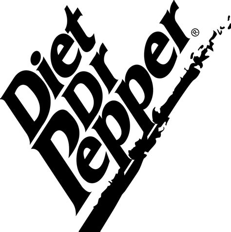 Diet Dr Pepper Logo Black And White Brands Logos