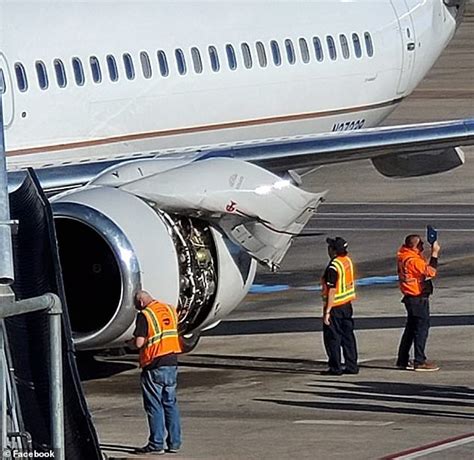 Terrifying Moment Passenger Aboard United Airlines Flight Sees Engine