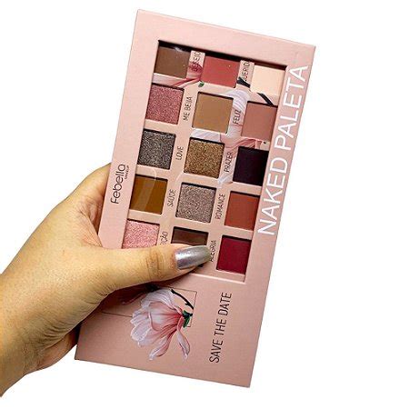 Paleta De Sombras Naked Febella Pso Maquiagem Da De Mar O