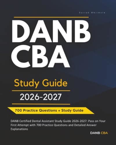 Danb Dental Assistant Study Guide